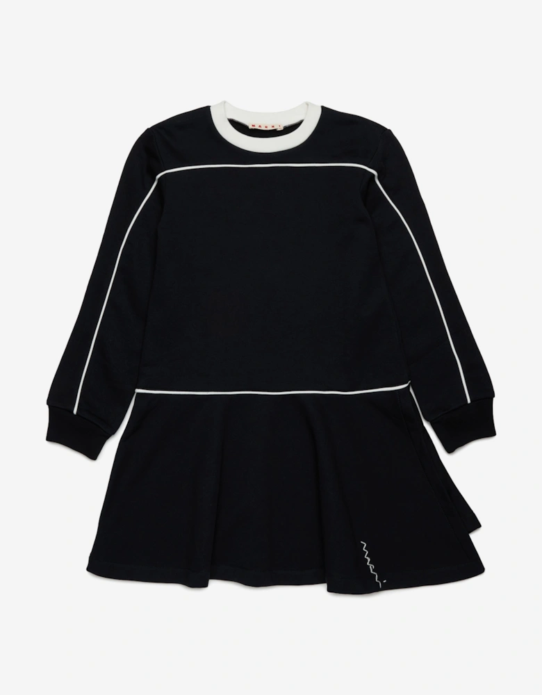Girls Sweater Dress in Black
