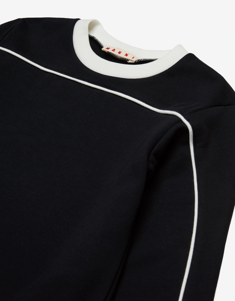 Girls Sweater Dress in Black