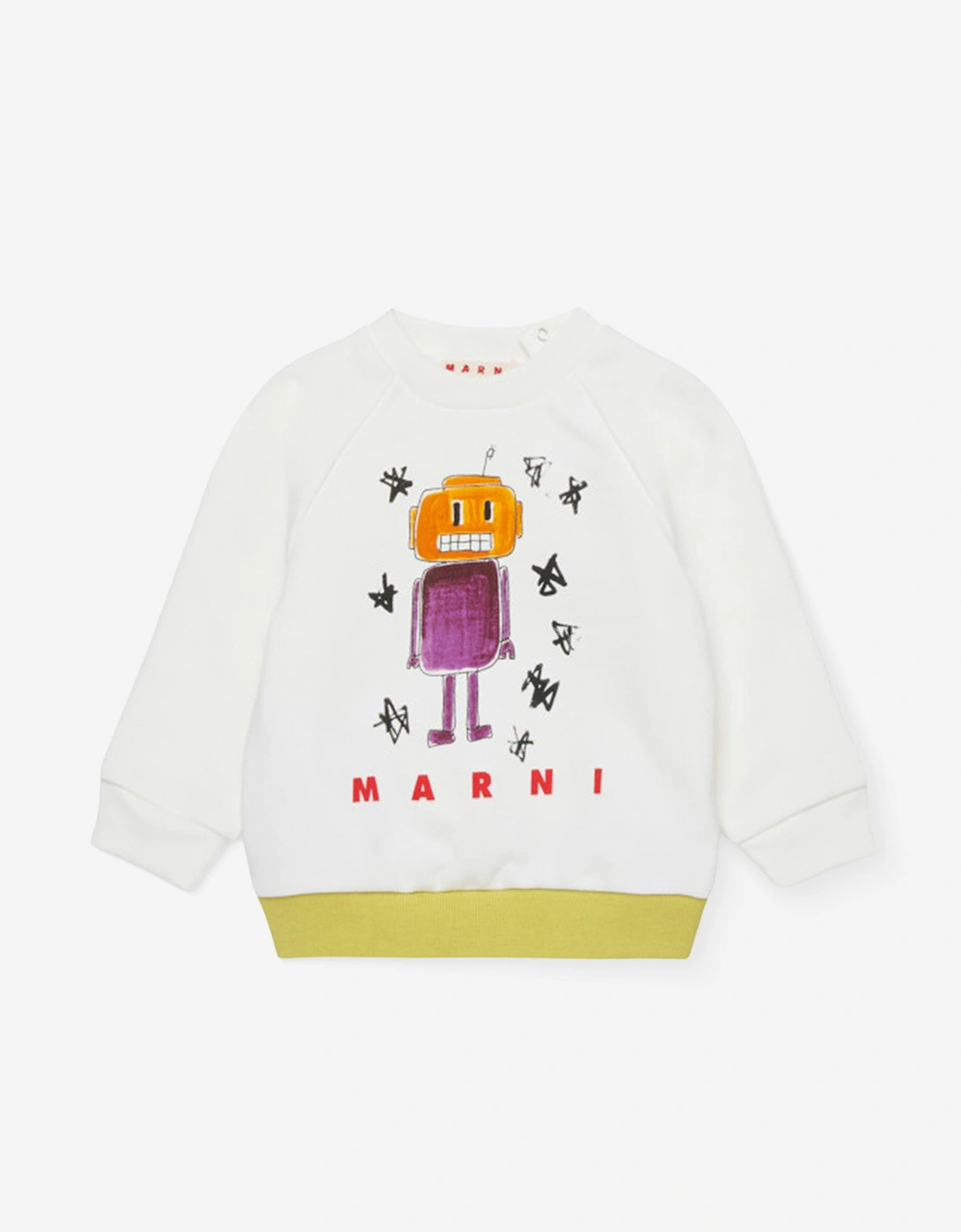 Baby Graphic Print Sweatshirt in White, 5 of 4
