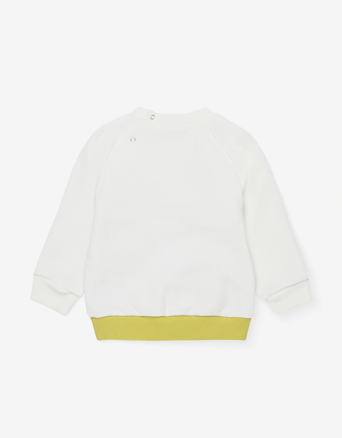 Baby Graphic Print Sweatshirt in White