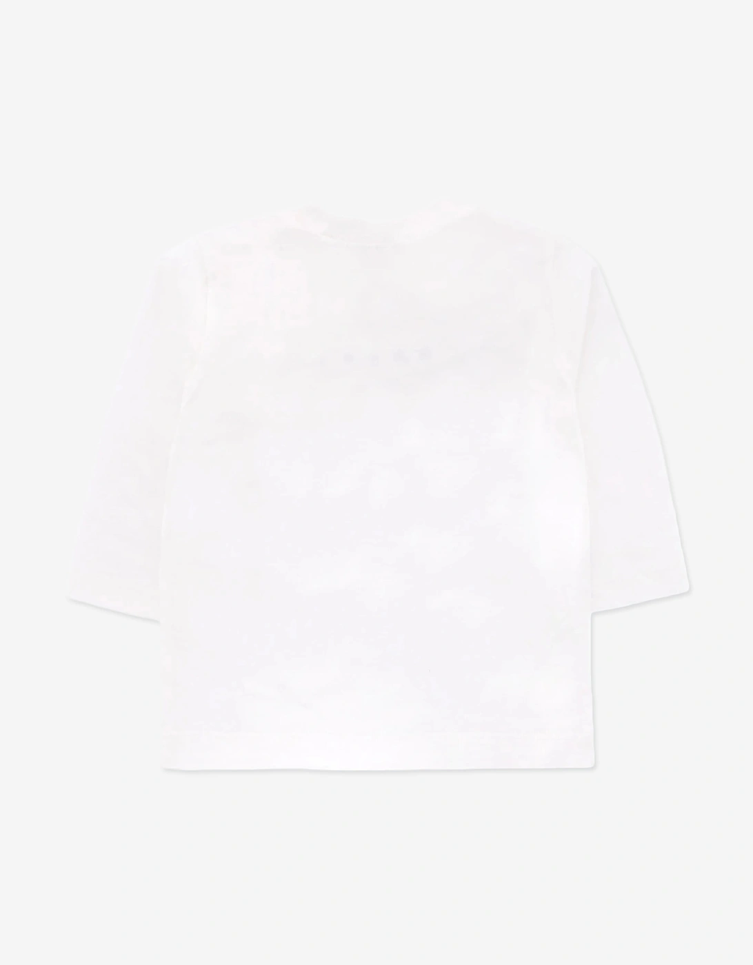 Baby Long Sleeve Logo T-Shirt in White