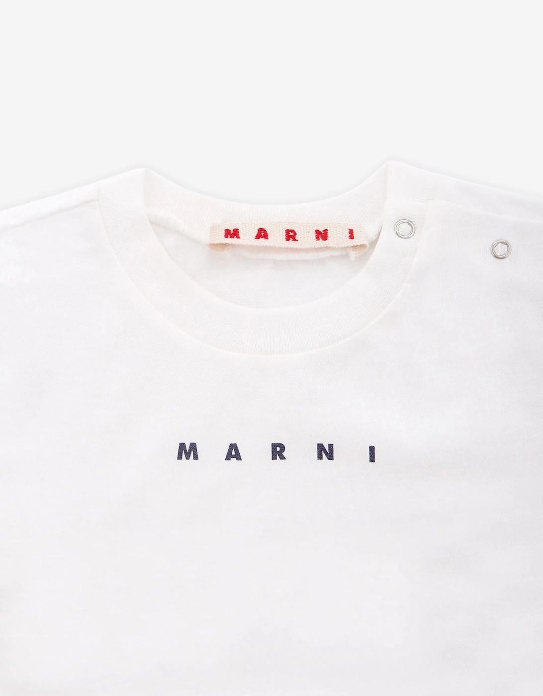 Baby Long Sleeve Logo T-Shirt in White