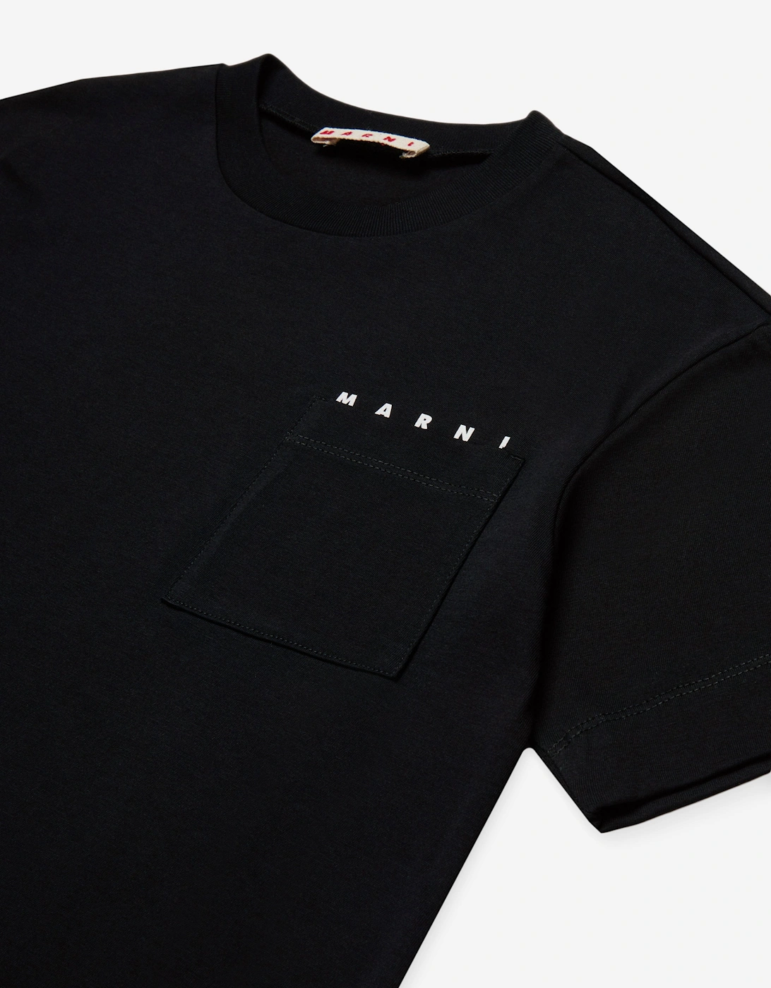 Kids Pocket Logo T-Shirt in Black