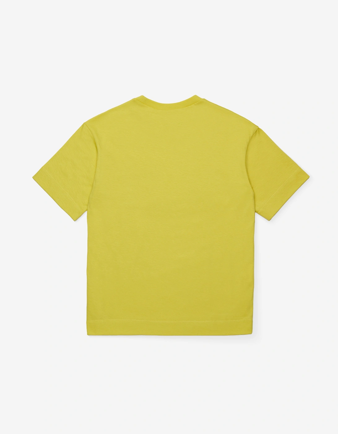 Kids Pocket Logo T-Shirt in Yellow