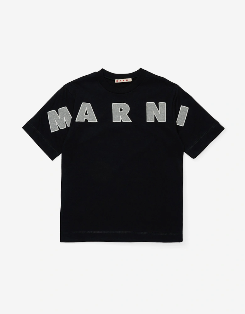 Kids Logo T-Shirt in Black