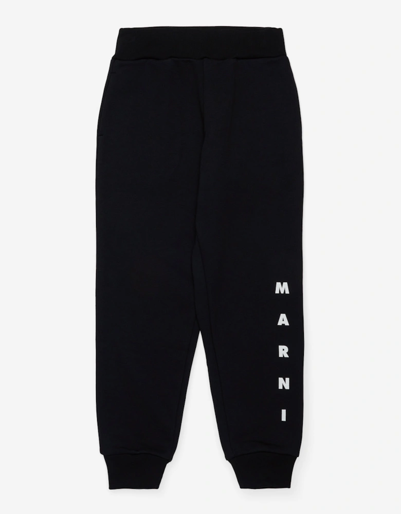 Kids Logo Joggers in Black