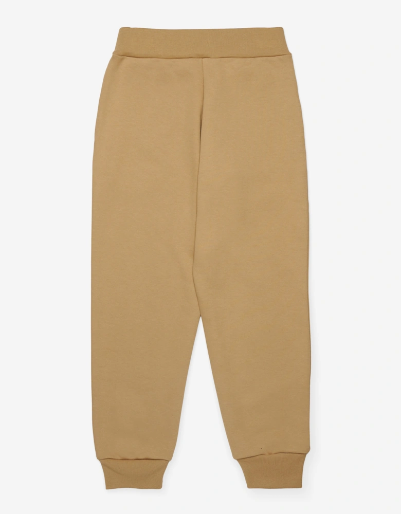 Kids Logo Joggers in Beige