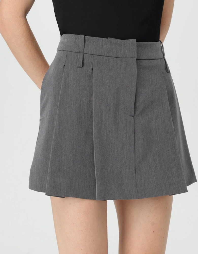 Pleated Mini Skirt Casual Wear