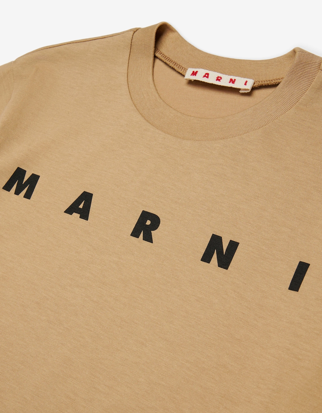Kids Logo T-Shirt in Beige