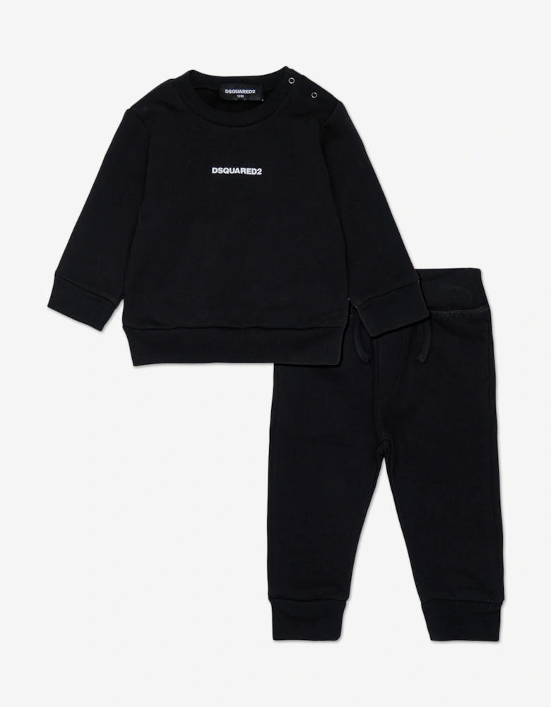 Baby Logo Tracksuit in Black