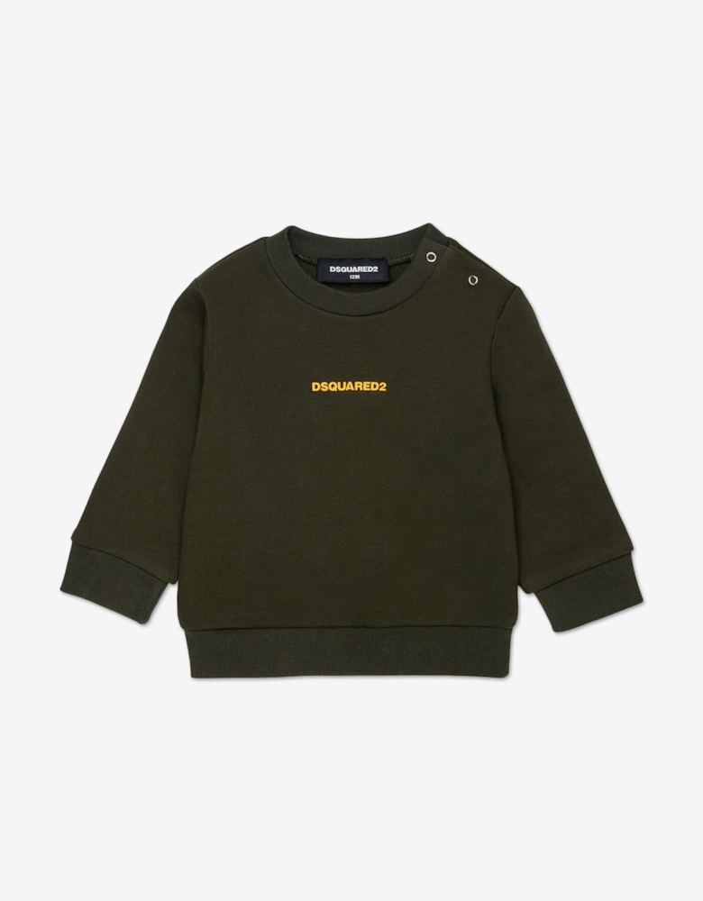 Baby Logo Tracksuit in Green