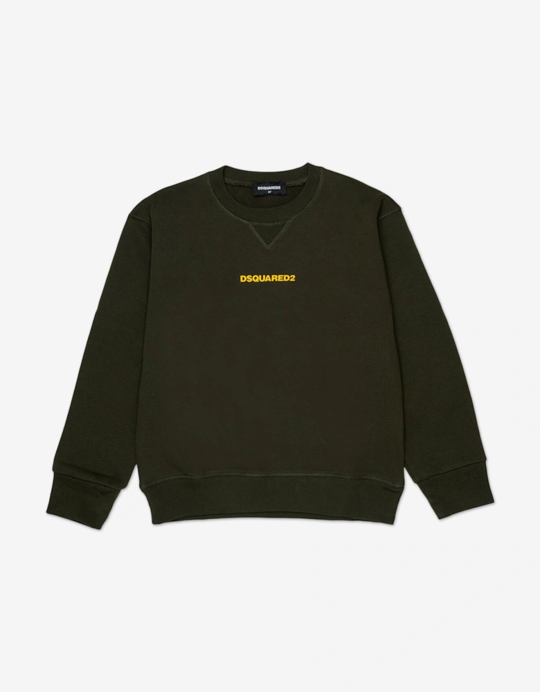 Kids Logo Tracksuit in Green