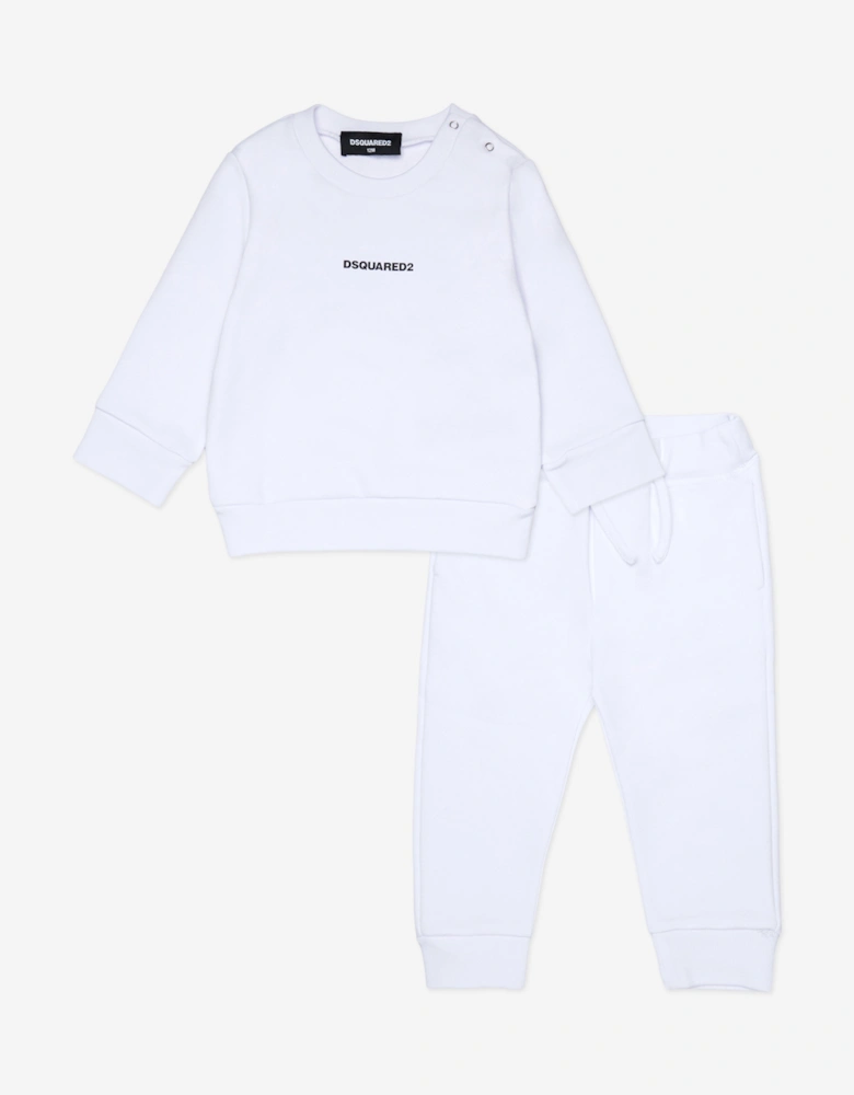 Baby Logo Tracksuit in White