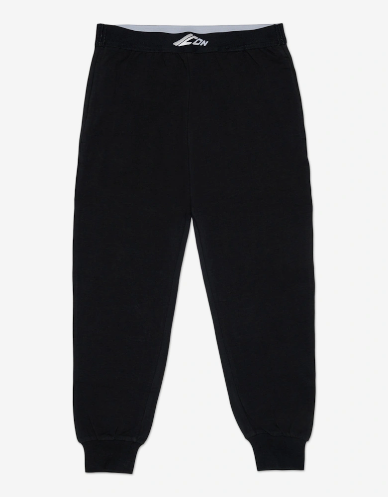 Kids Logo Pyjama Set in Black