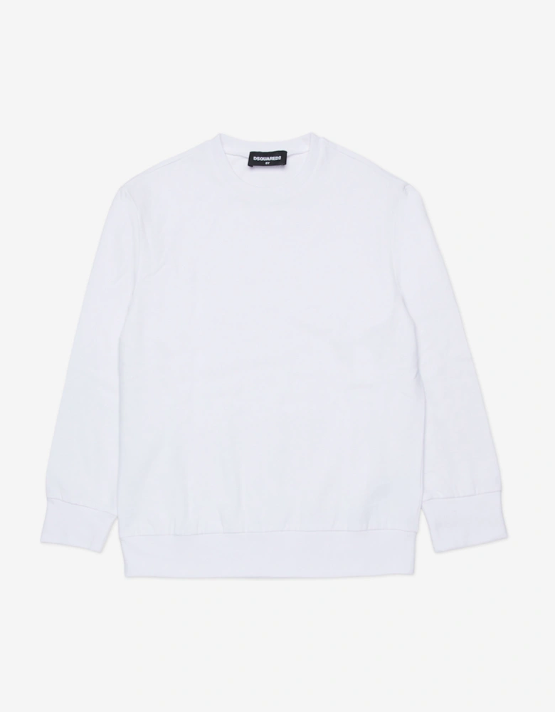 Kids Logo Pyjama Set in White
