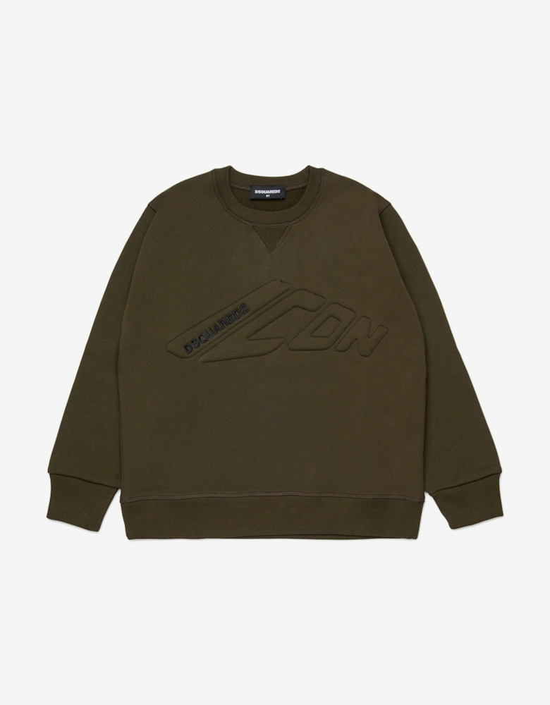 Kids Icon Sweatshirt in Green