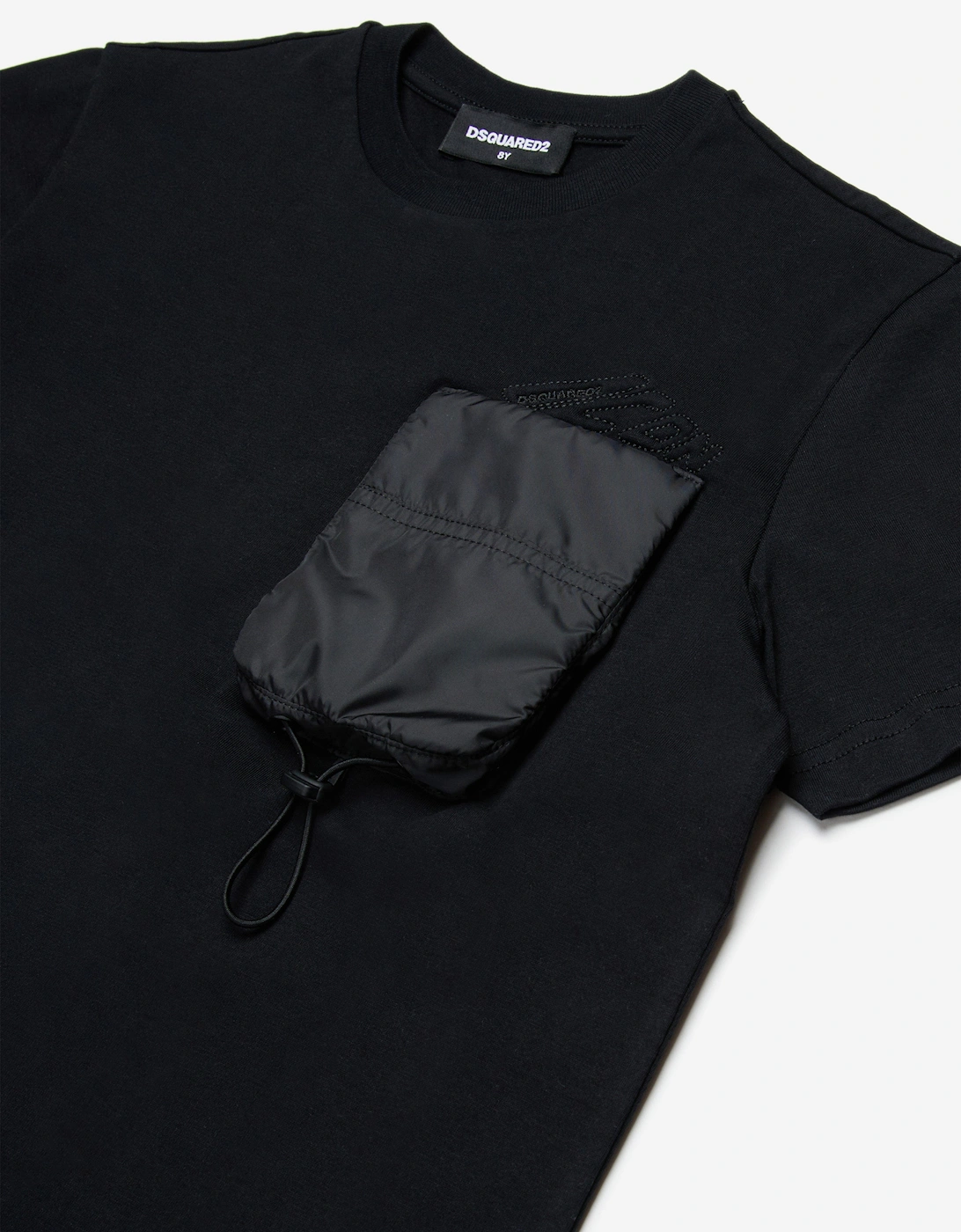 Kids Icon Pocket T-Shirt in Black