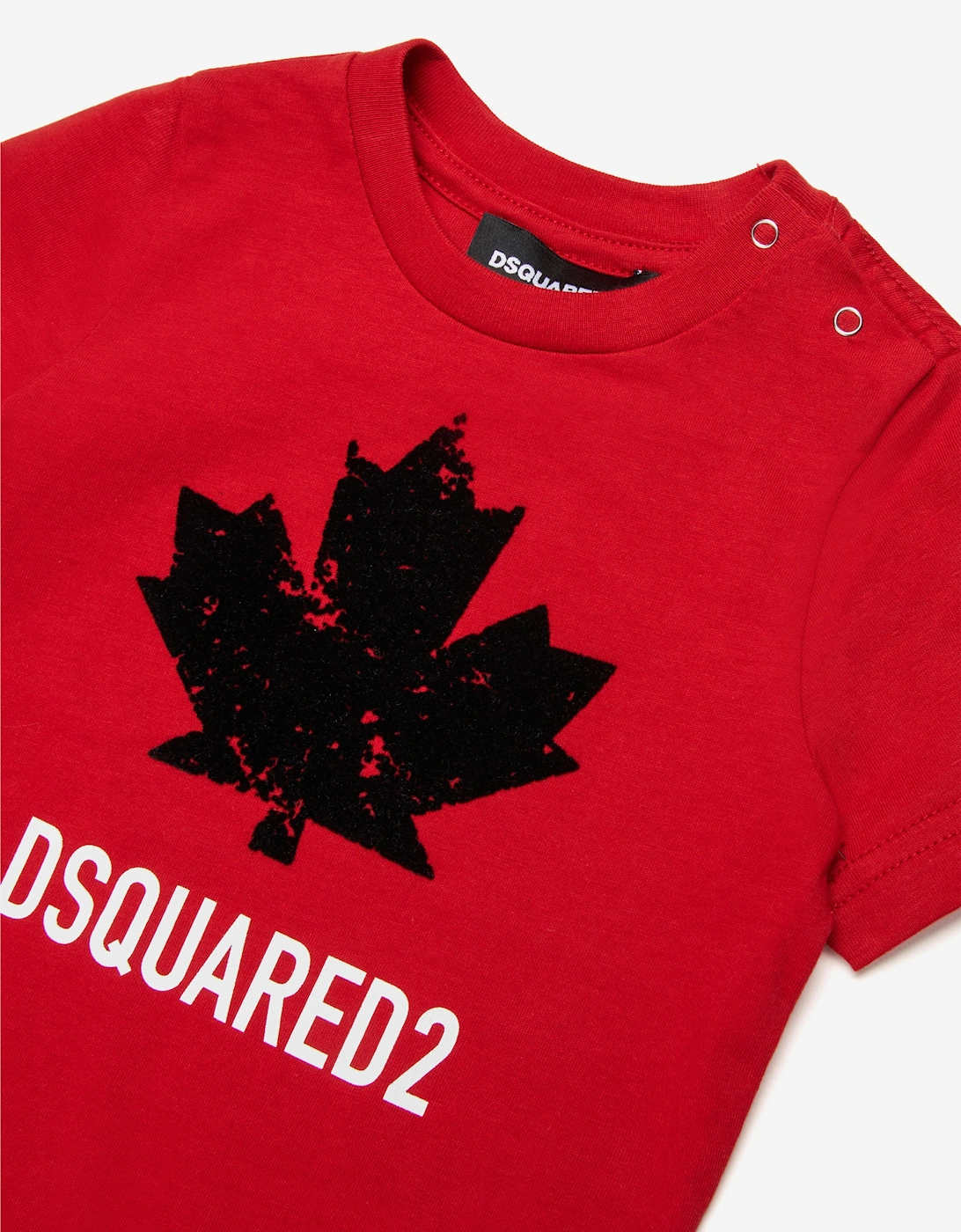 Baby Maple Leaf Logo T-Shirt in Red