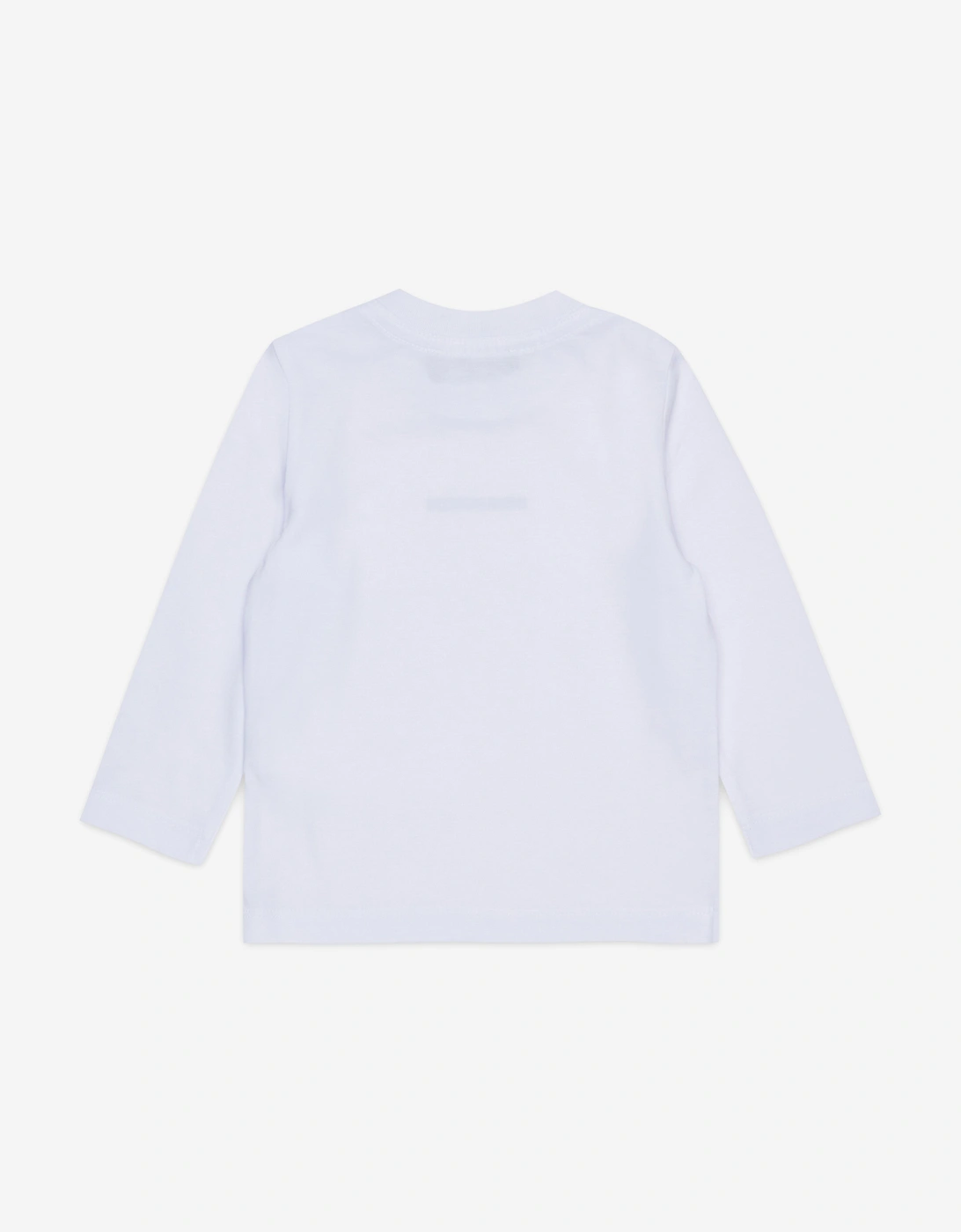Baby Long Sleeve Logo T-Shirt in White