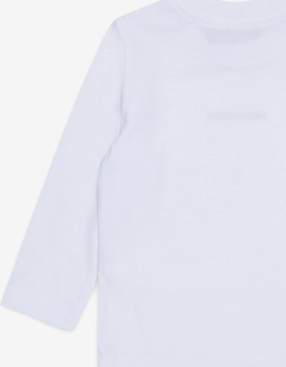 Baby Long Sleeve Logo T-Shirt in White