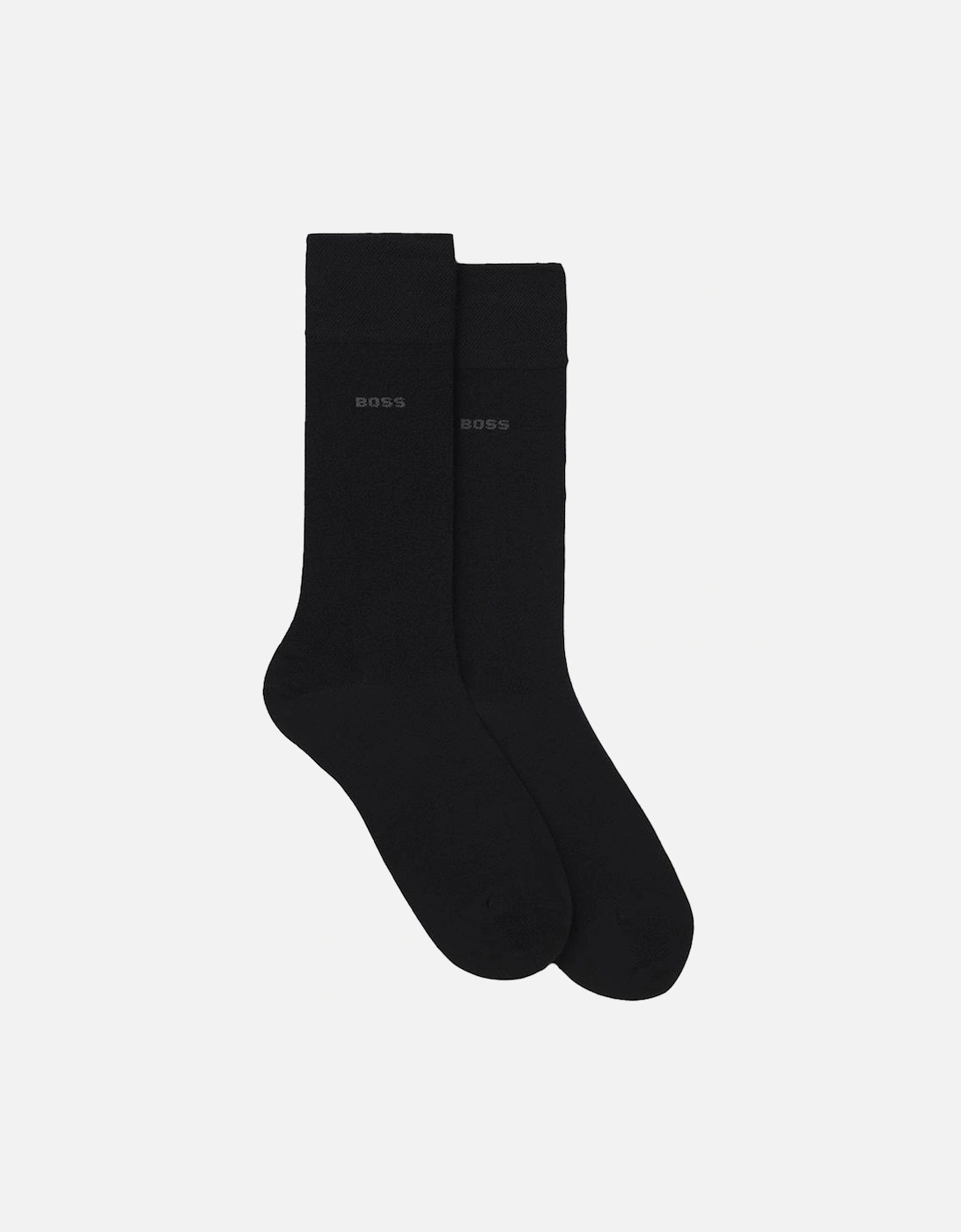 BOSS 2-Pack Rs Bamboo Sports Socks, Black, 2 of 1