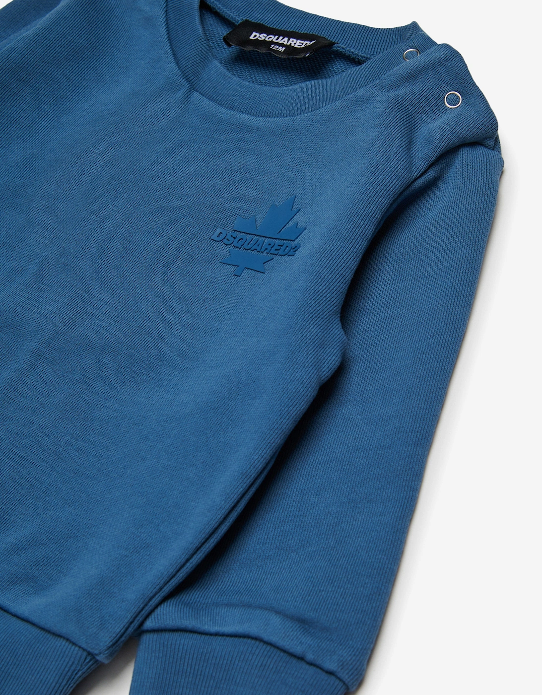 Baby Maple Leaf Logo Sweatshirt in Blue