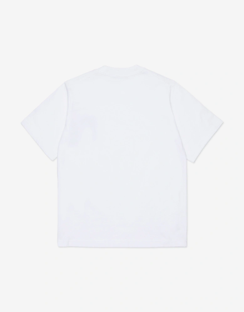 Kids Maple Leaf Logo T-Shirt in White