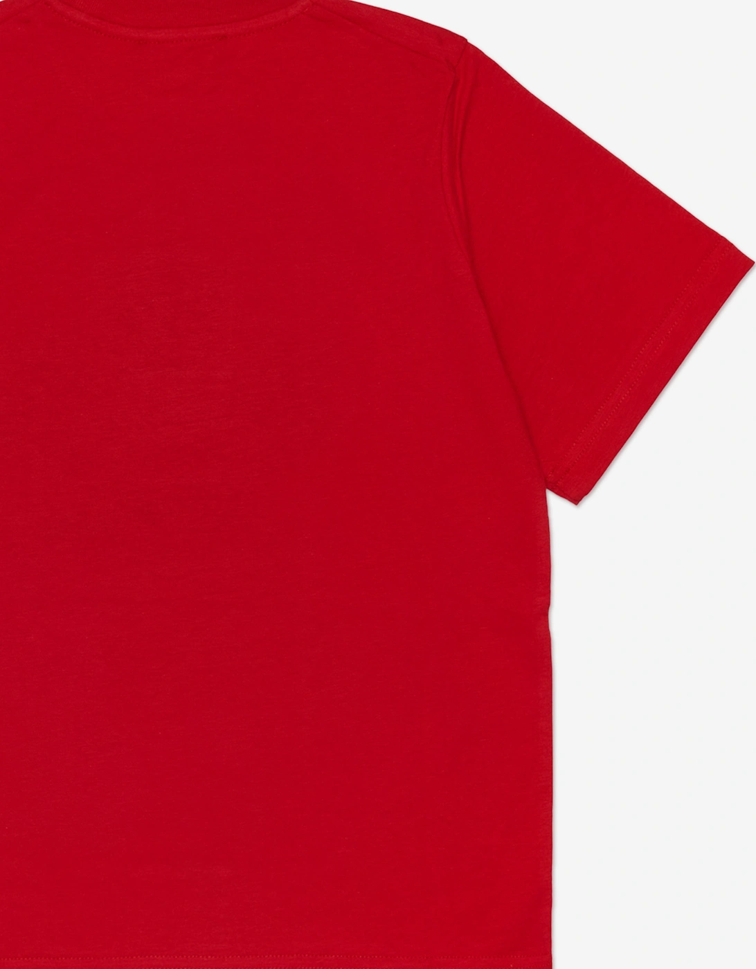 Kids Maple Leaf Logo T-Shirt in Red