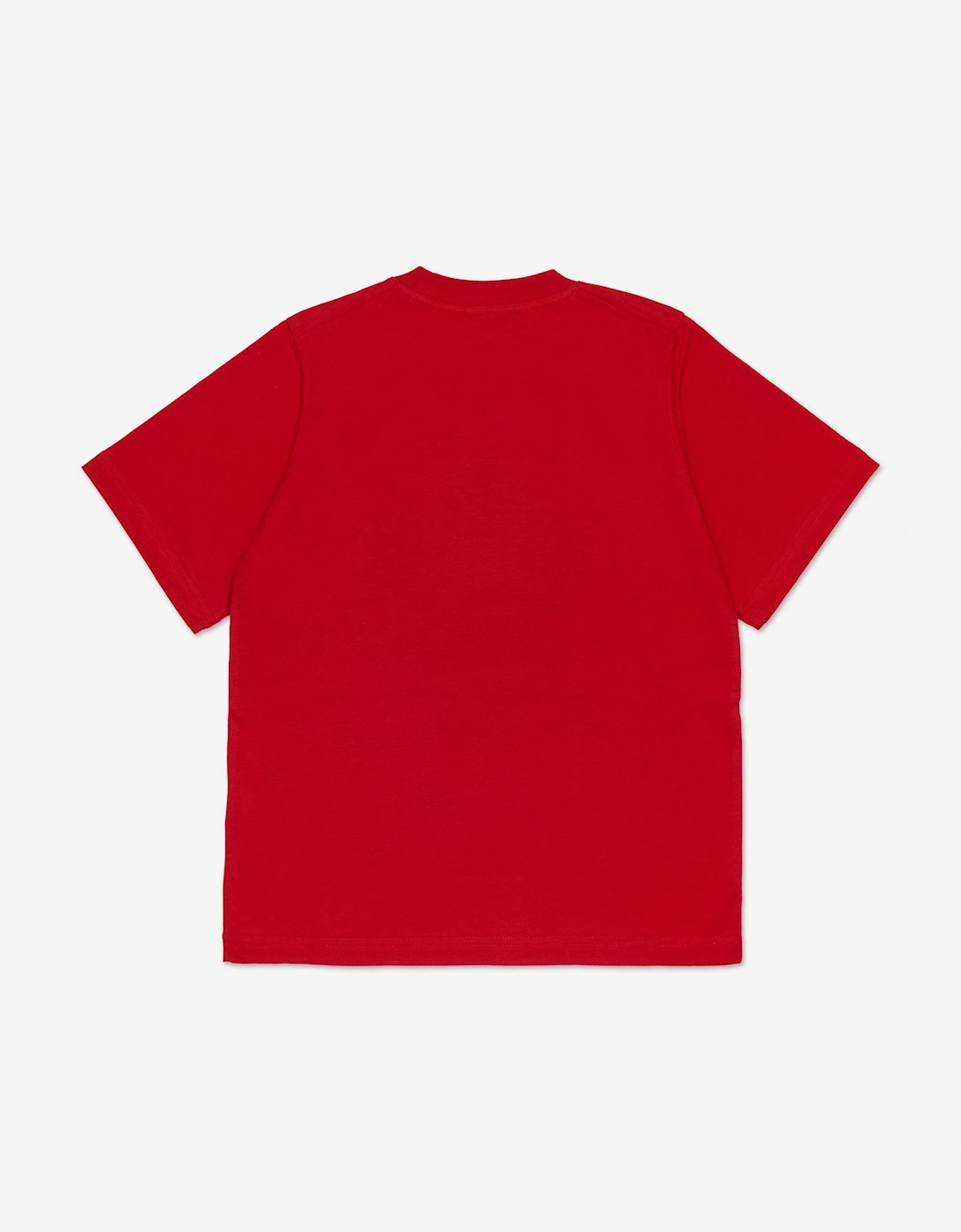 Kids Maple Leaf Logo T-Shirt in Red