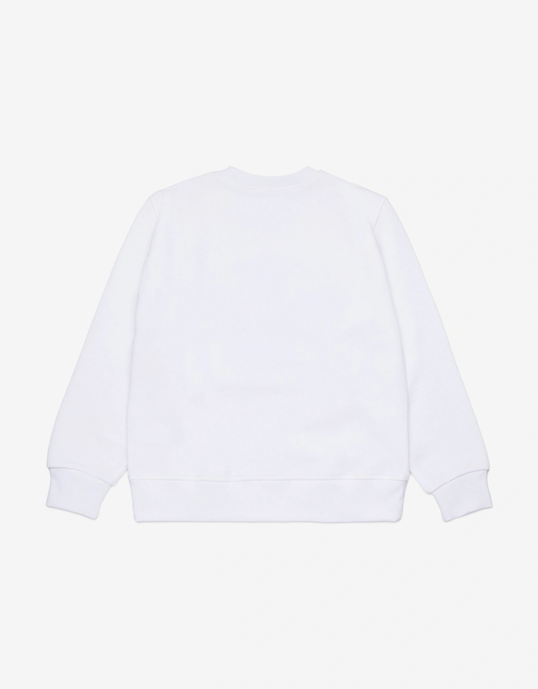 Kids Maple Leaf Logo Sweatshirt in White