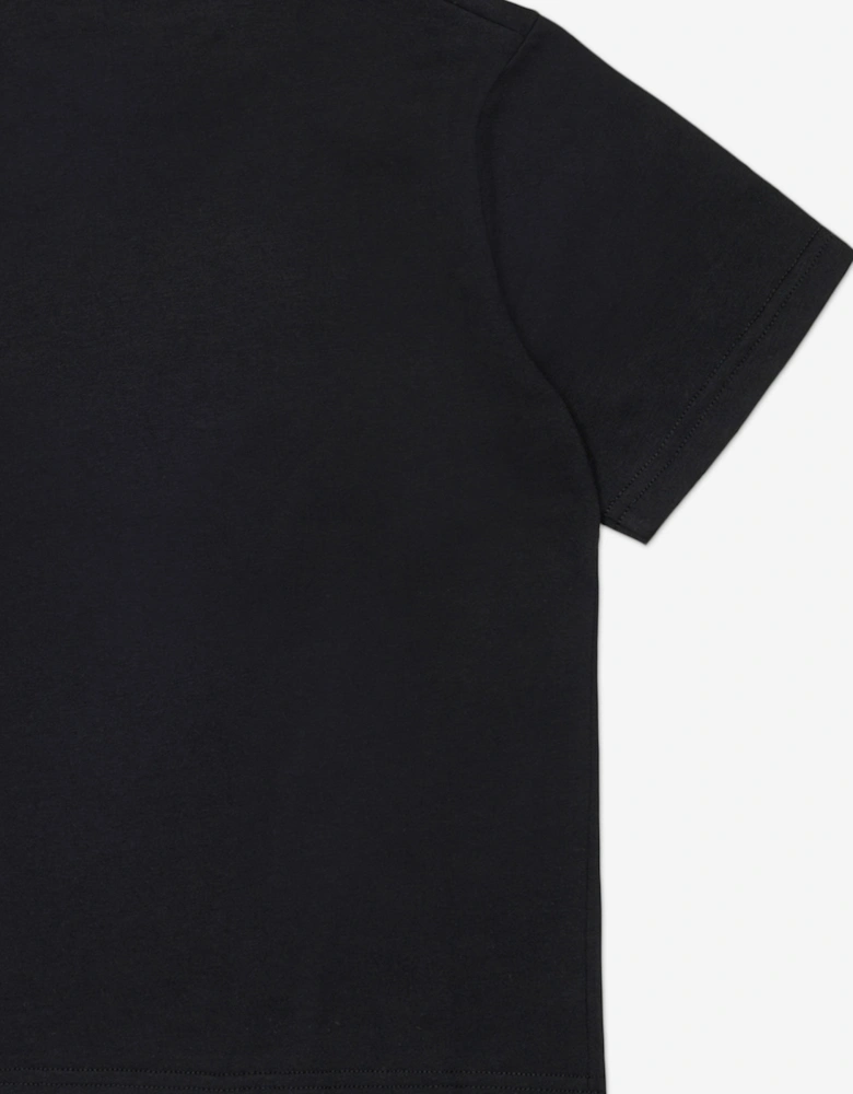 Kids Maple Leaf Logo T-Shirt in Black