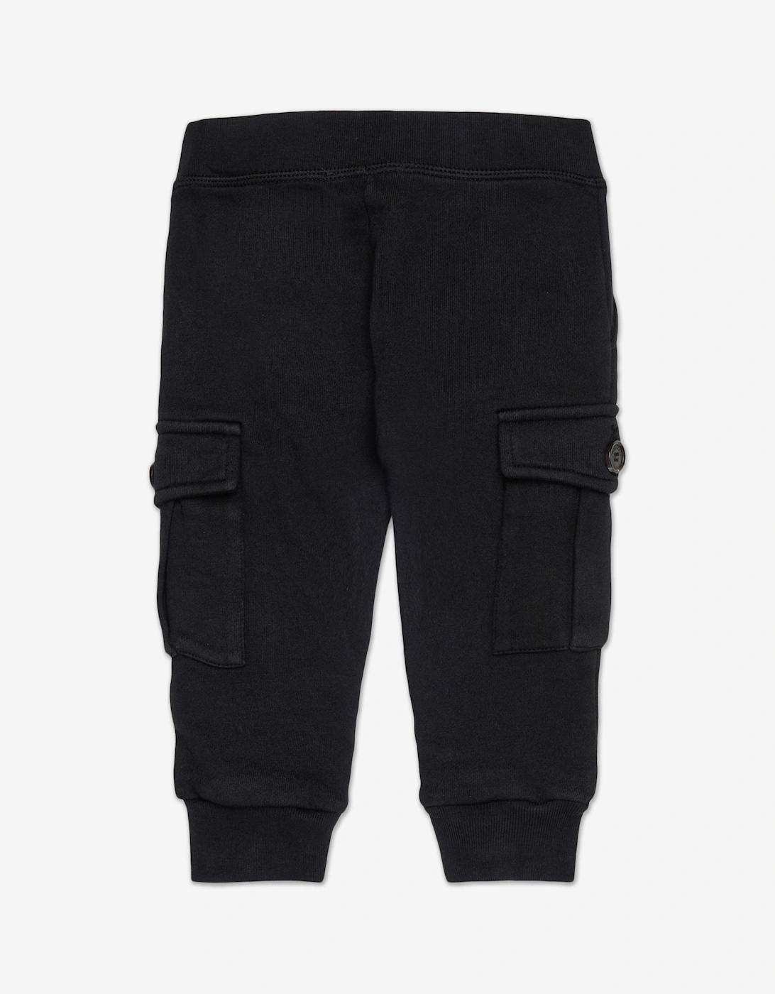Baby Maple Leaf  Logo Cargo Pants in Black