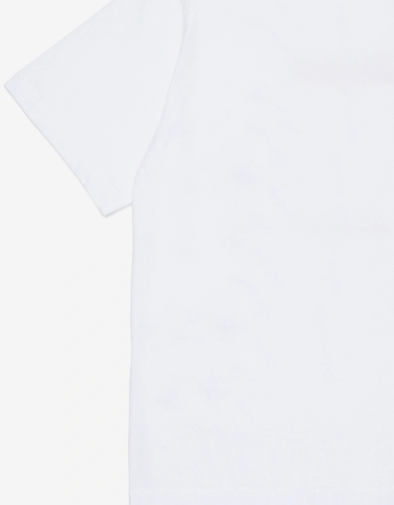 Kids Maple Leaf Logo T-Shirt in White