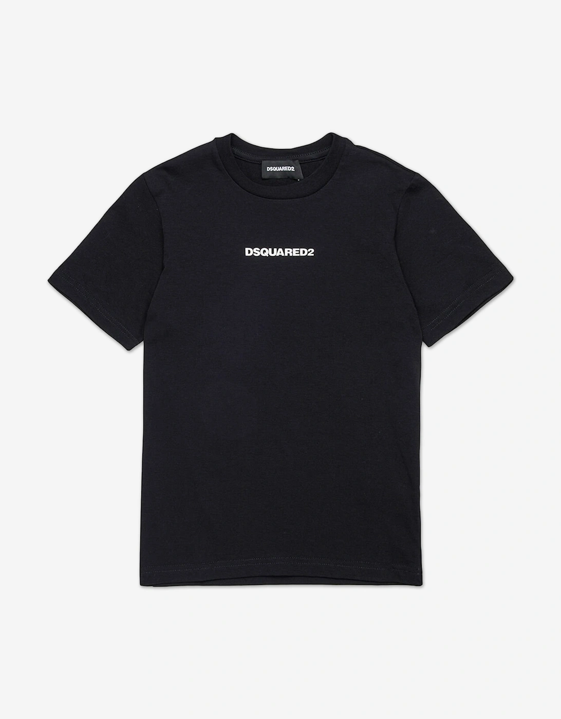 Dsquared2 Boys Black Logo T-Shirt In  4 Years Size 4 Yrs Kids