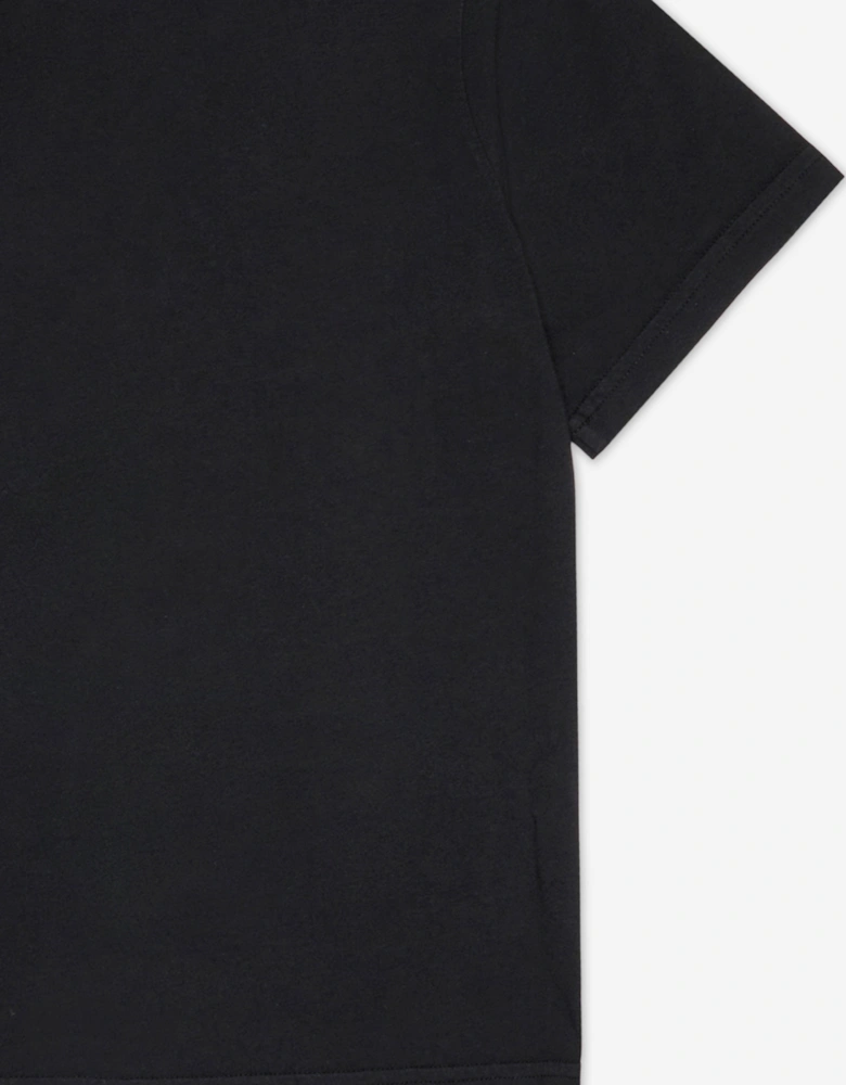 Kids Maple Leaf Logo T-Shirt in Black