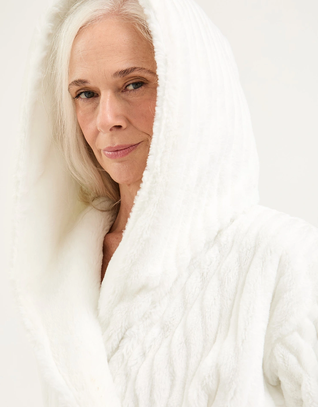 Cloud Dressing Gown in Cream