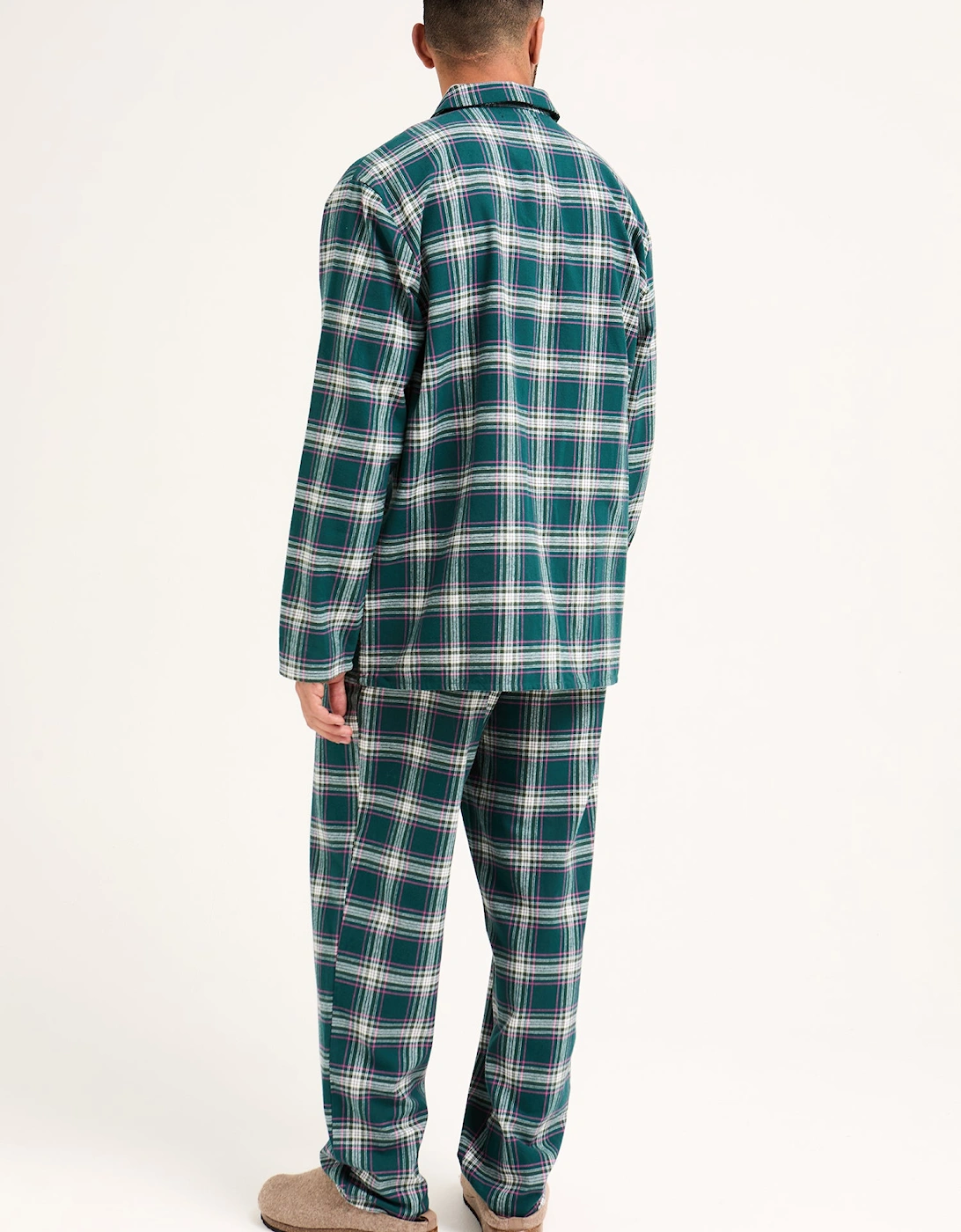 Plaid Pyjama Set in Green
