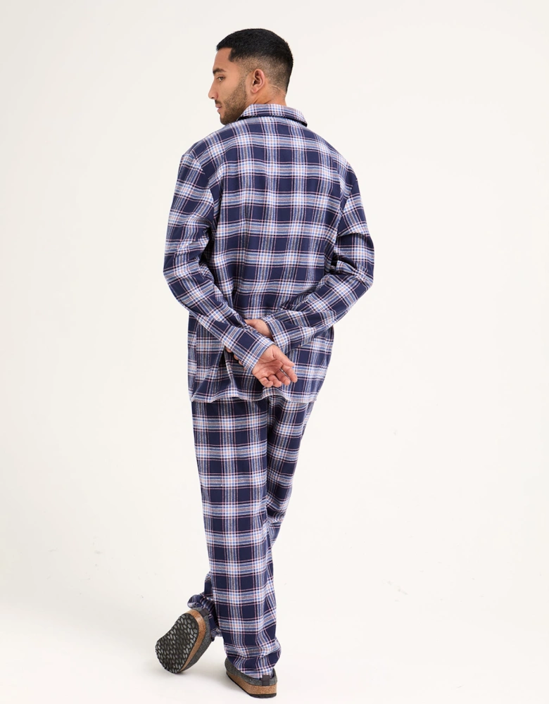 Plaid Pyjamas in Midnight