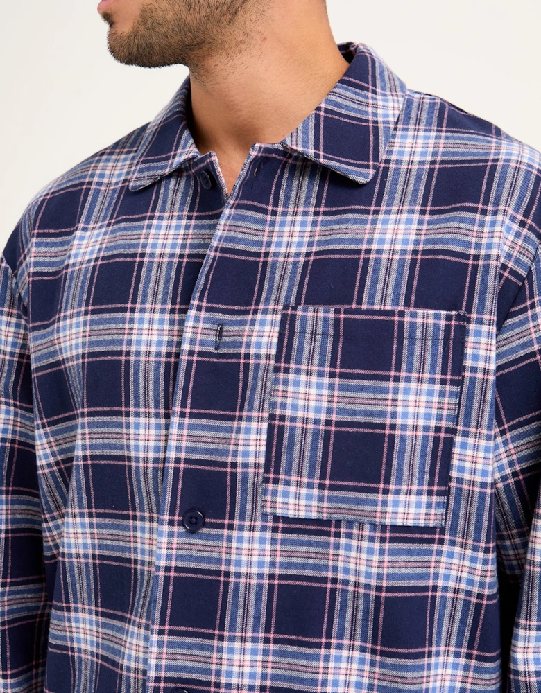 Plaid Pyjamas in Midnight