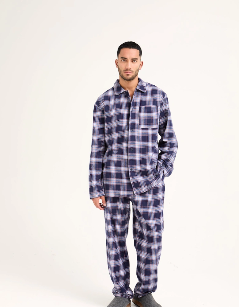 Plaid Pyjamas in Midnight
