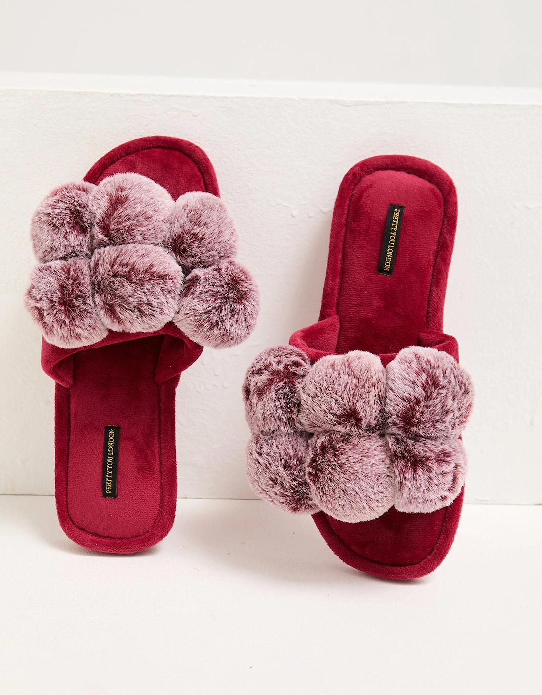 Dolly Slippers in Red