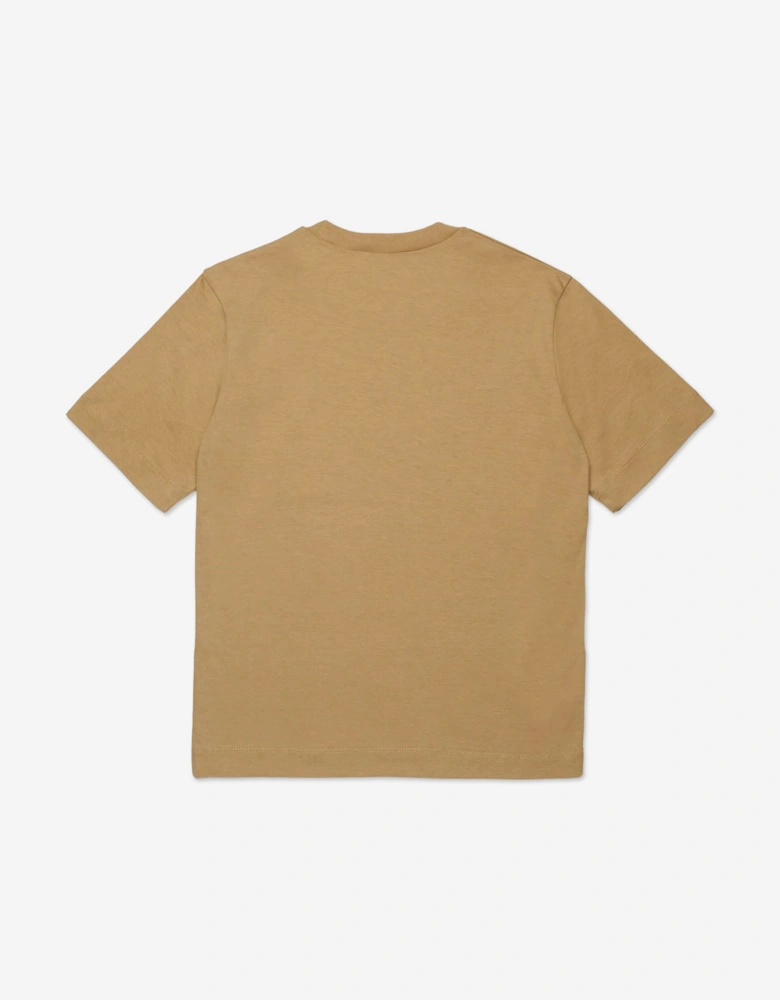 Kids Logo T-Shirt in Beige