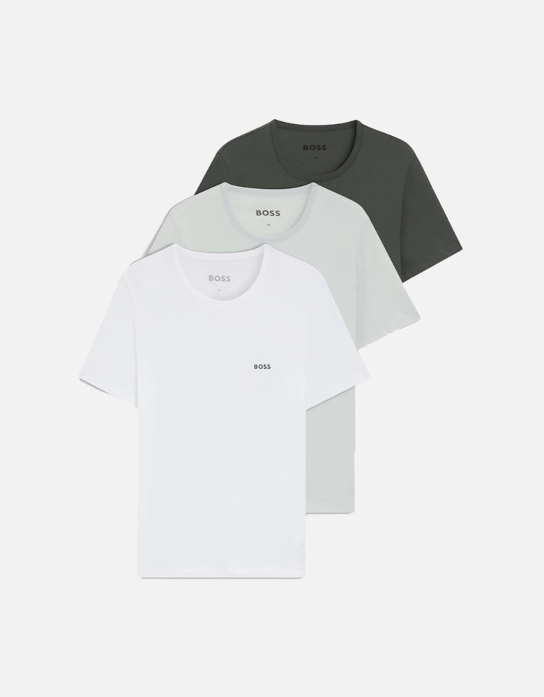 BOSS 3-Pack T-Shirts, Black, white, Grey