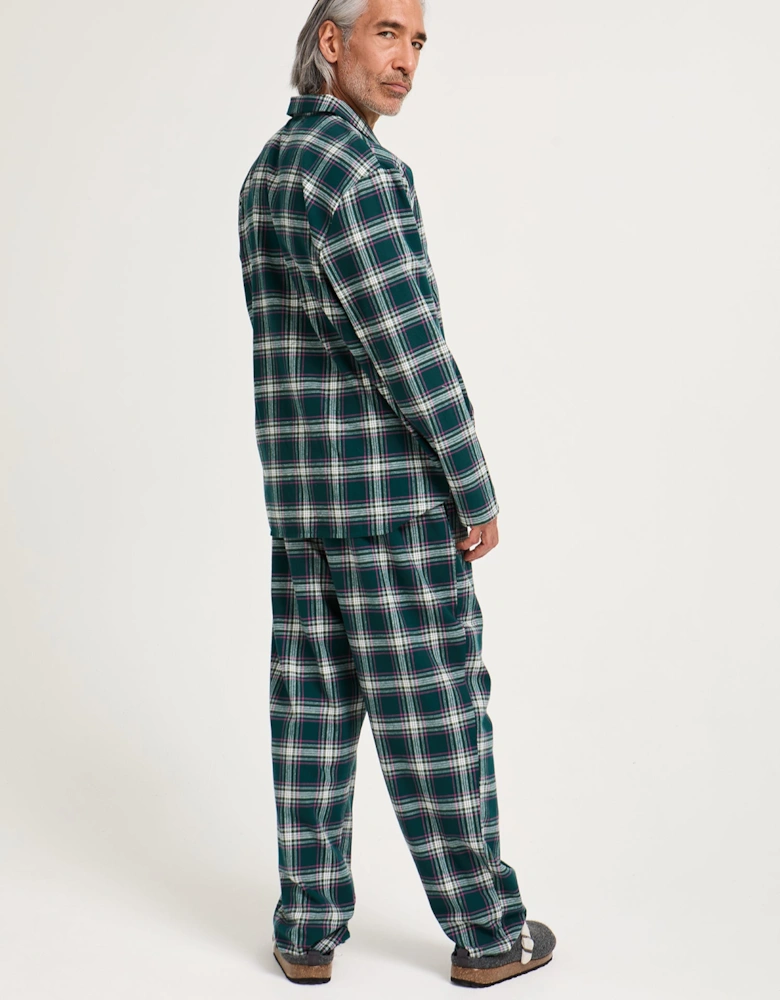 Plaid Pyjama Set in Green