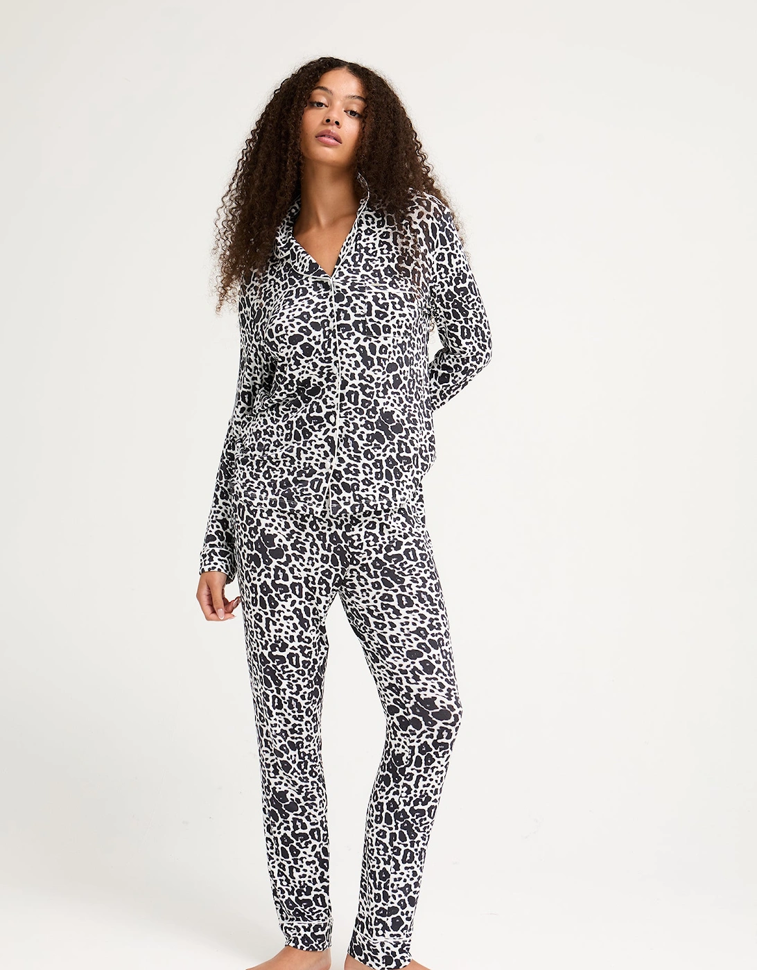 Bamboo Pyjama Set in Luxe Leopard, 4 of 3