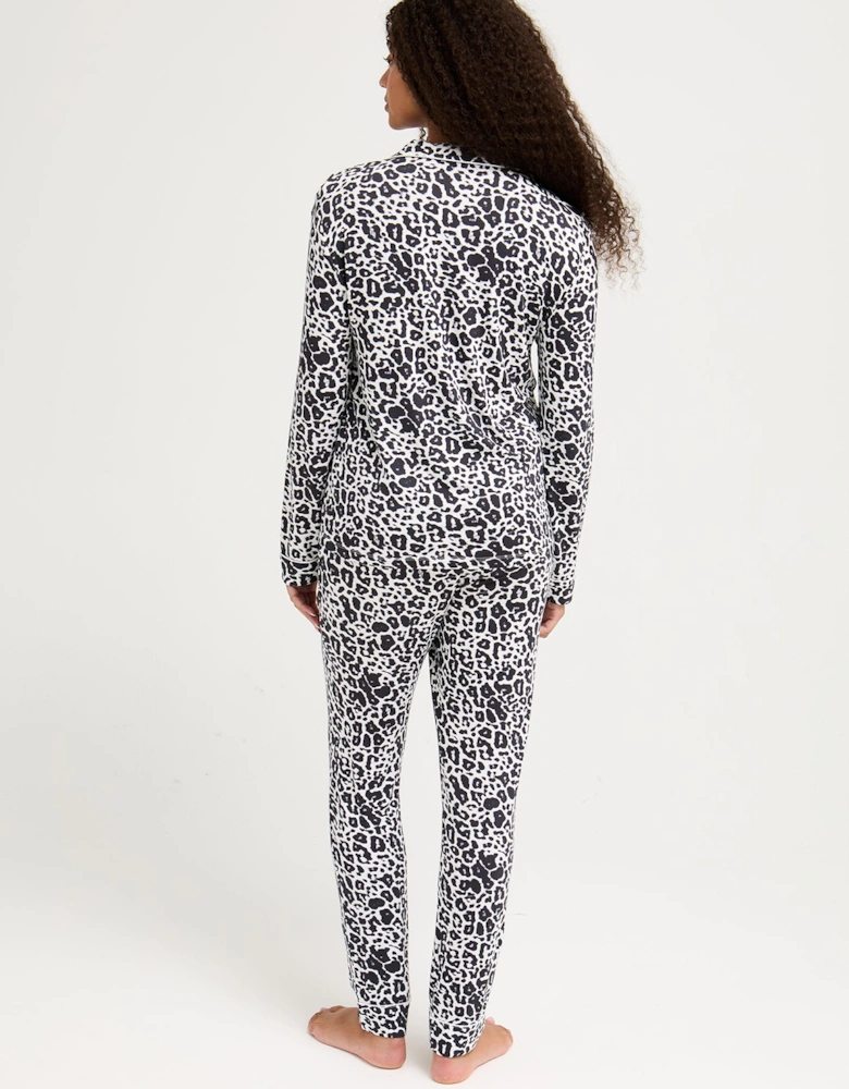 Bamboo Pyjama Set in Luxe Leopard