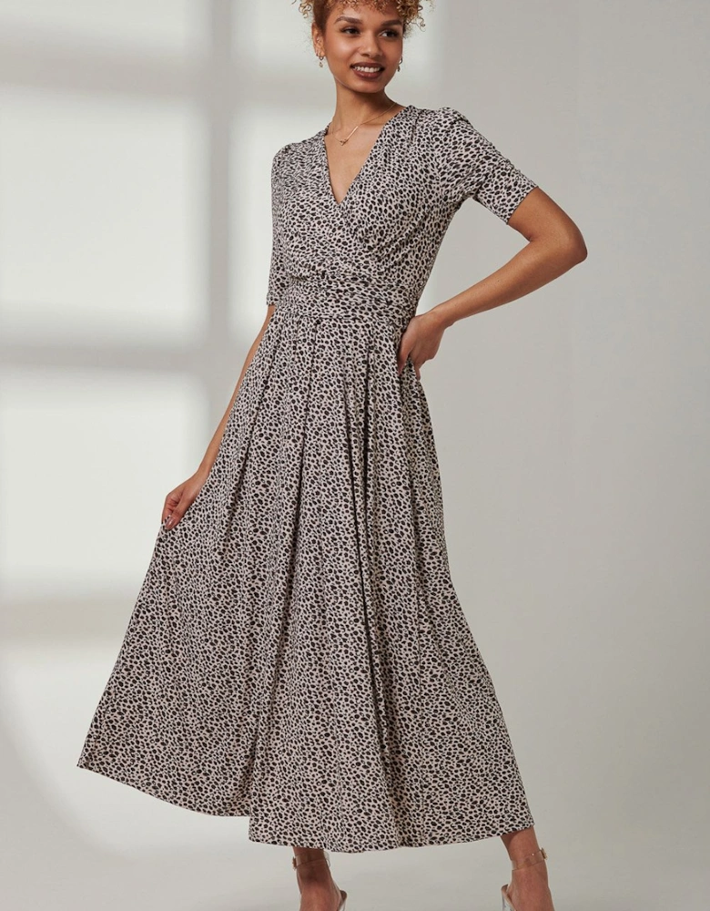 Kenzie Half Sleeve Jersey Maxi Dress