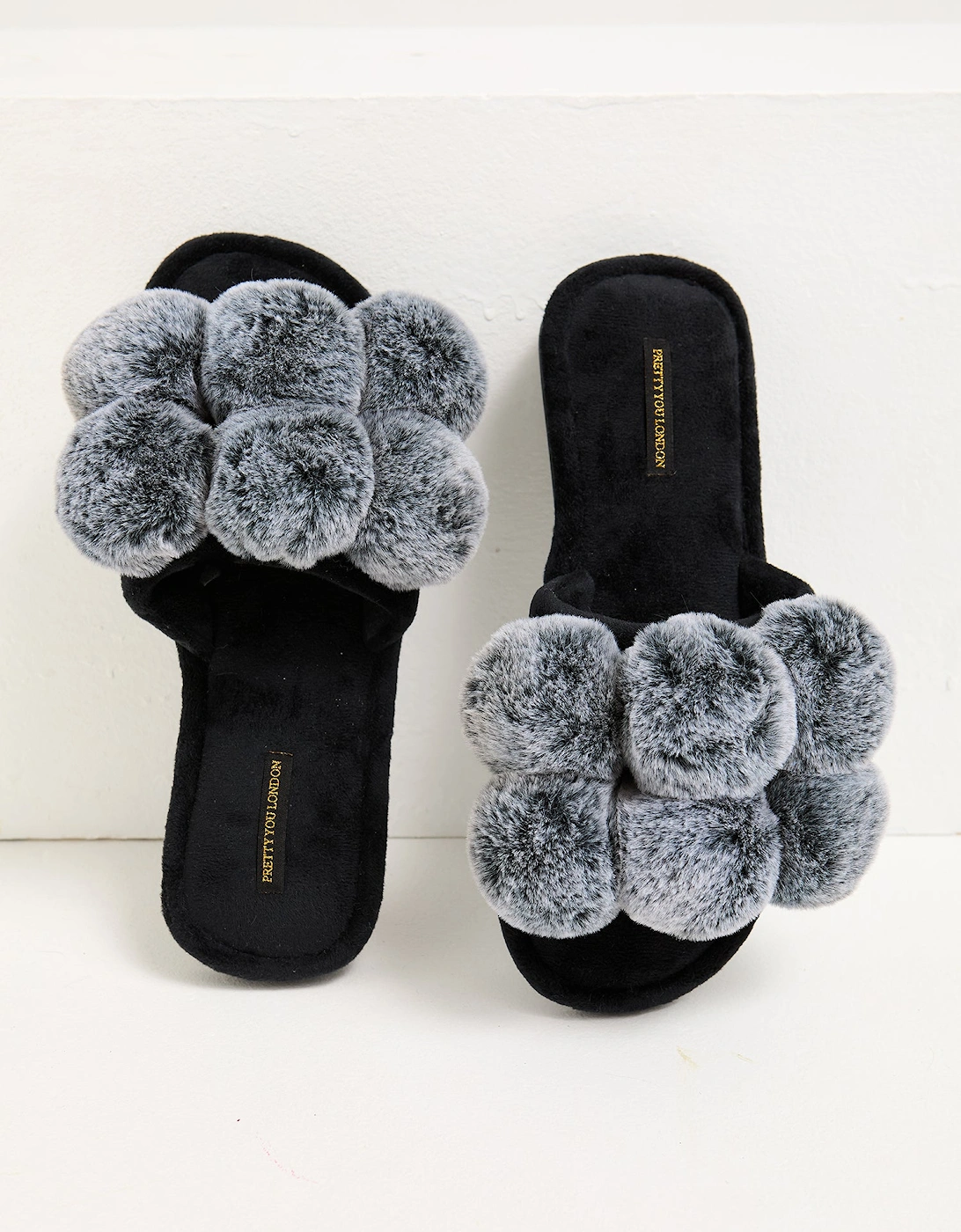 Dolly Slippers in Black