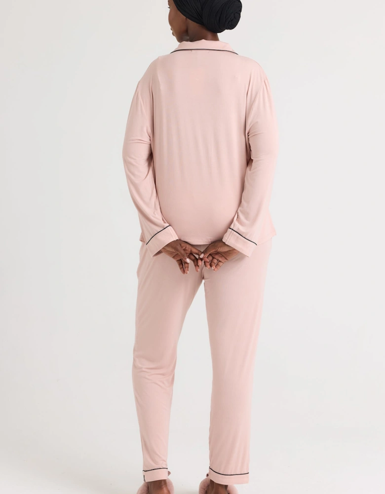 Bamboo Pyjama Set in Pink