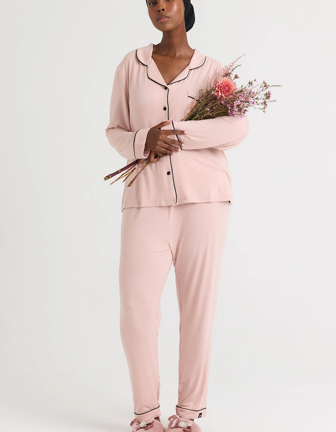 Bamboo Pyjama Set in Pink, 7 of 6